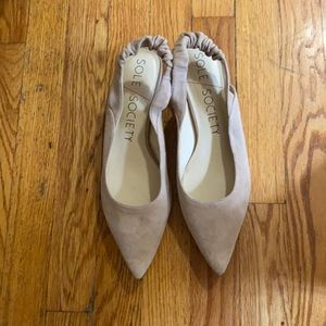 Sole society nude dress shoes
